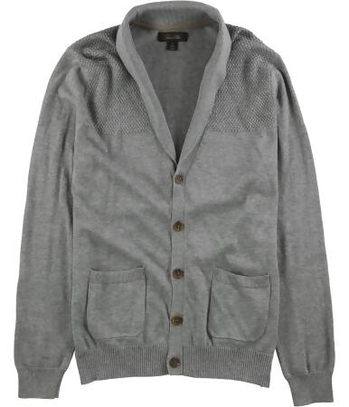 Tasso Elba Mens Faux Suede Cardigan Sweater - XL