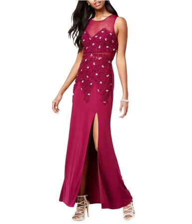 Say Yes To The Prom Womens Illusion Gown Dress - 7