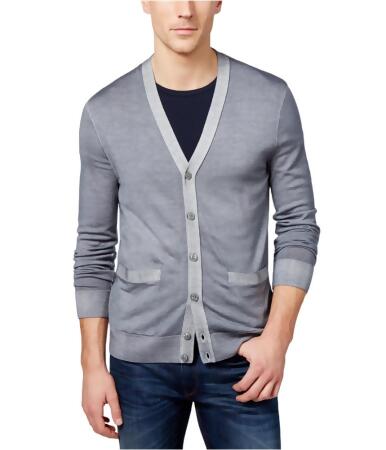 Michael Kors Mens Solid Cardigan Sweater - 3XL