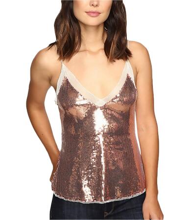 Free People Womens Sequin Cami - L