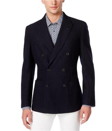 Michael Kors Mens Textured Double Breasted Blazer Jacket - 40