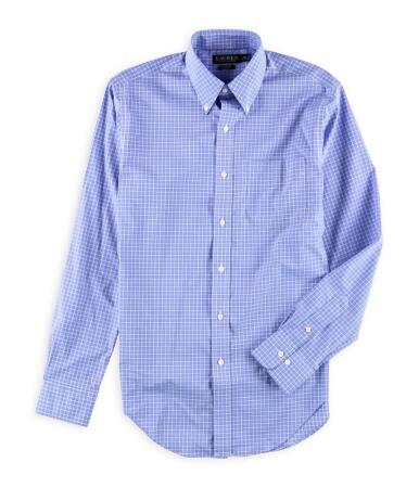 Ralph Lauren Mens Non Iron Button Up Dress Shirt - 15