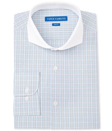 Vince Camuto Mens Check Button Up Dress Shirt - 15