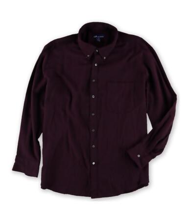 John Ashford Mens Big And Tall Herringbone Button Up Shirt - Big 2X