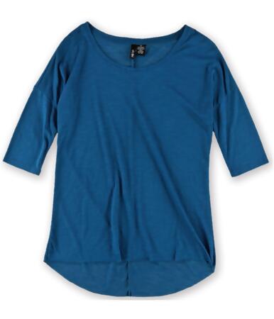 Ultra Flirt Womens Heathered Basic T-Shirt - XS