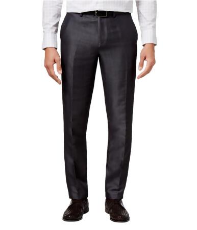 Calvin Klein Mens Slim Fit Mirco-Herringbone Casual Trousers - 33