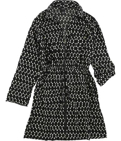 Alfani Womens Polka Dot Shirt Dress - 6