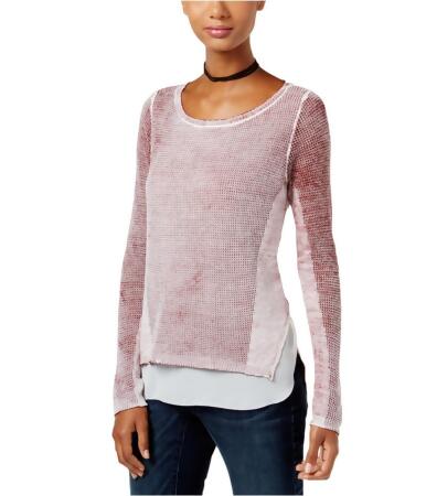 I-n-c Womens Layered Look Pullover Sweater - S