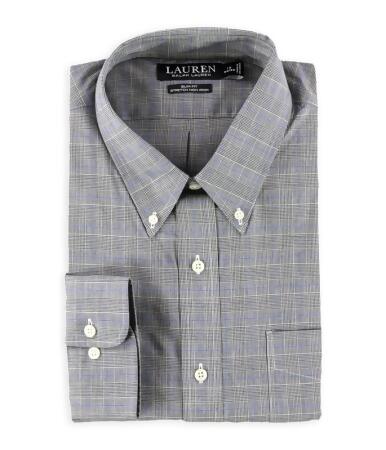Ralph Lauren Mens Non Iron Button Up Dress Shirt - 17