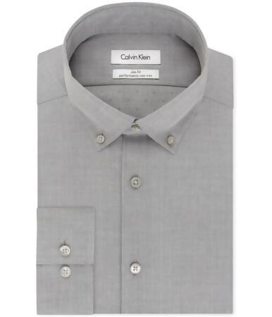 Calvin Klein Mens Performance Non-Iron Button Up Dress Shirt - 14 1/2