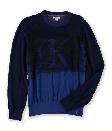 Calvin Klein Mens Logo Knit Sweater - XL