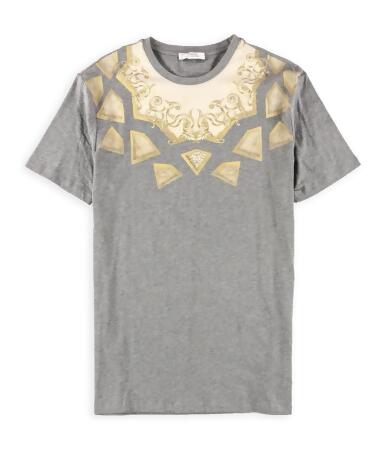 Versace Mens Heathered Graphic T-Shirt - M