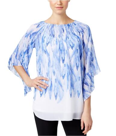 Alfani Womens Peasant Pullover Blouse - M