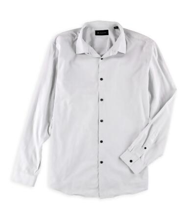 I-n-c Mens Solid Button Up Shirt - XL