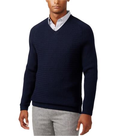 Vince Camuto Mens Woven Knit Sweater - M