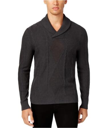 I-n-c Mens Mesh Diamond Cable Pullover Sweater - 2XL
