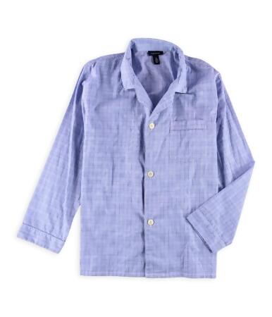 Club Room Mens Plaid Button Up Shirt - M