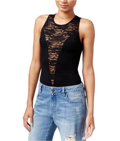 Rachel Roy Womens Lace-Inset Bodysuit - XL