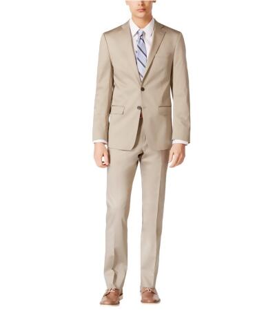 Calvin Klein Mens Tan Two Button Suit - 42