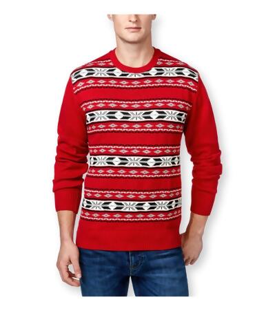 Weatherproof Mens Vintage Fair Isle Shawl Sweater - L