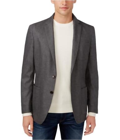 Michael Kors Mens Flannel Two Button Blazer Jacket - 46