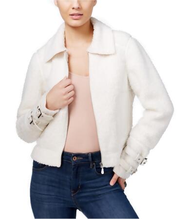 Guess Womens Nell Faux-Fur Jacket - XS