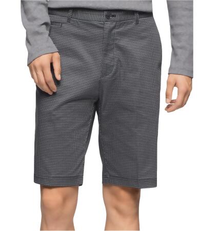 Calvin Klein Mens Houndstooth Casual Walking Shorts - 30