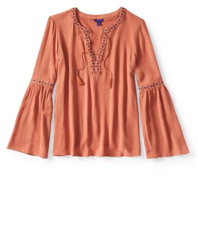 Aeropostale Womens Bell Sleeves Peasant Blouse - XL