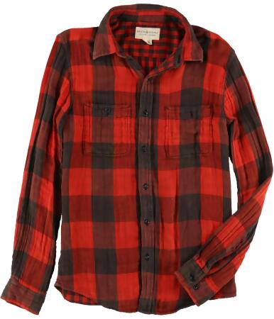 Ralph Lauren Mens Super Soft Plaid Button Up Shirt - M