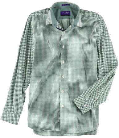 Louis Philippe Mens Milano Fit Button Up Shirt - L