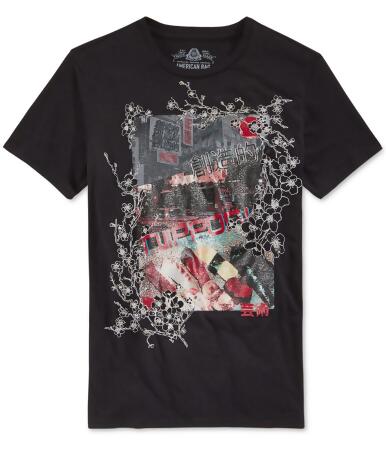 American Rag Mens Japanese Print Graphic T-Shirt - M