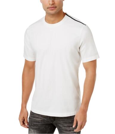 I-n-c Mens Zip-Shoulder Basic T-Shirt - XL