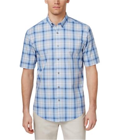 Alfani Mens Palmer Check Button Up Shirt - XL