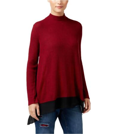 Style Co. Womens Chiffon Hem Pullover Blouse - M