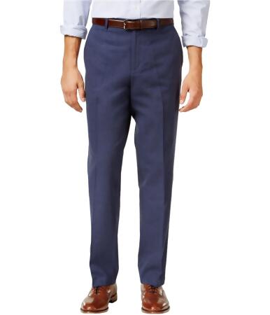 Tasso Elba Mens Flat Front Linen Casual Trousers - 34