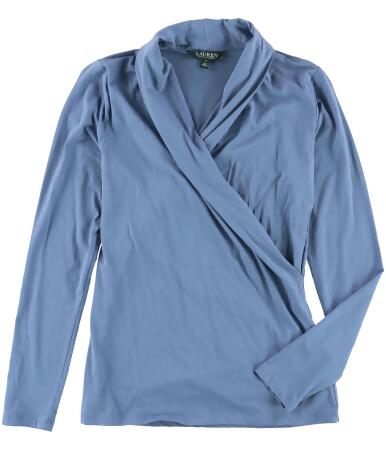 Ralph Lauren Womens Surplice Pullover Blouse - M