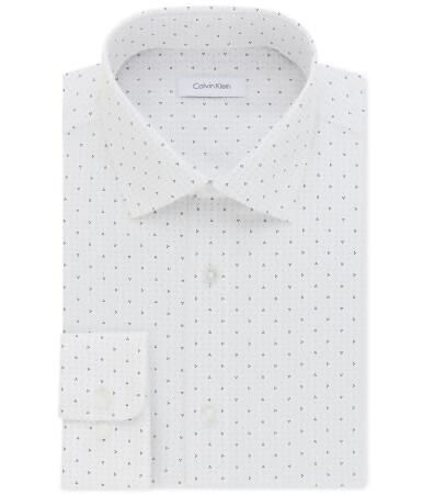 Calvin Klein Mens Performance Button Up Dress Shirt - 16 1/2
