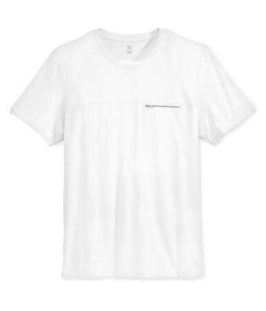 I-n-c Mens Omega Zip Basic T-Shirt - XL