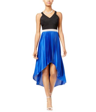 Crystal Doll Womens Pleated Gown Dress - 7