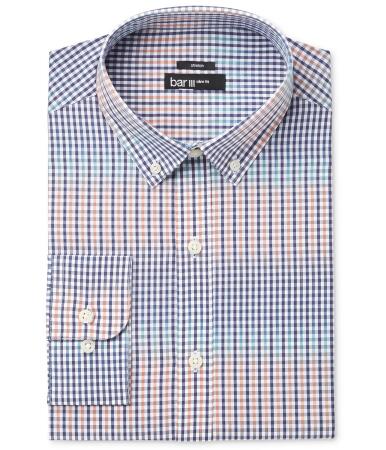 Bar Iii Mens Stretch Button Up Dress Shirt - 16 1/2