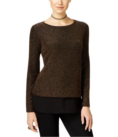 I-n-c Womens Layered Knit Blouse - PXS