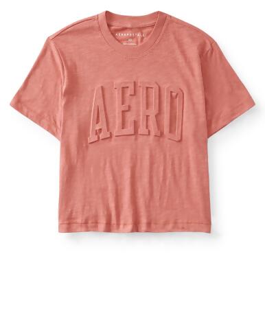 Aeropostale Womens Crop Graphic T-Shirt - L