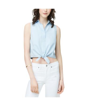 Aeropostale Womens Denim Button Up Shirt - S