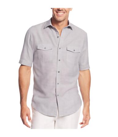 Tasso Elba Mens Double Face Button Up Shirt - 2XL