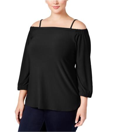 I-n-c Womens Off-The-Shoulder Knit Blouse - 3X