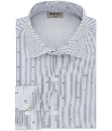 Kenneth Cole Mens Crystal Print Button Up Dress Shirt - 16 1/2