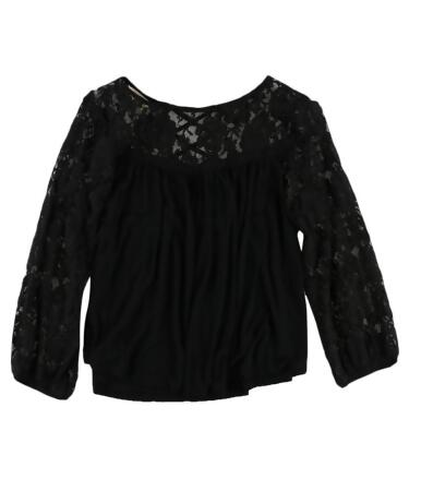 Ralph Lauren Womens Lace Knit Blouse - M