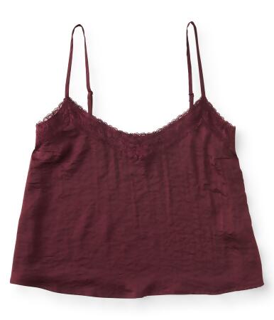 Aeropostale Womens Lace Trim Cami - L