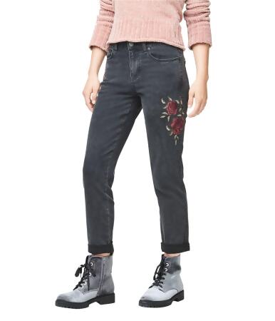 Aeropostale Womens Mid-Rise Girlfriend Slim Fit Jeans - 2