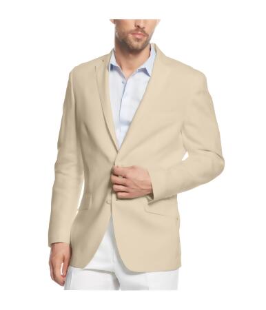 I-n-c Mens Smith Linen Two Button Blazer Jacket - S